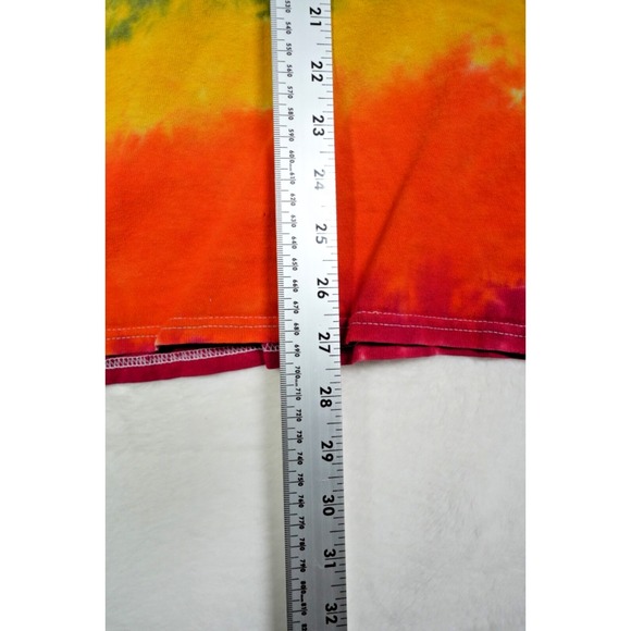 Led Zeppelin US Tour 1975 T-Shirt Music Graphic Blue Orange Men's Size 2xl - Picture 7 of 8